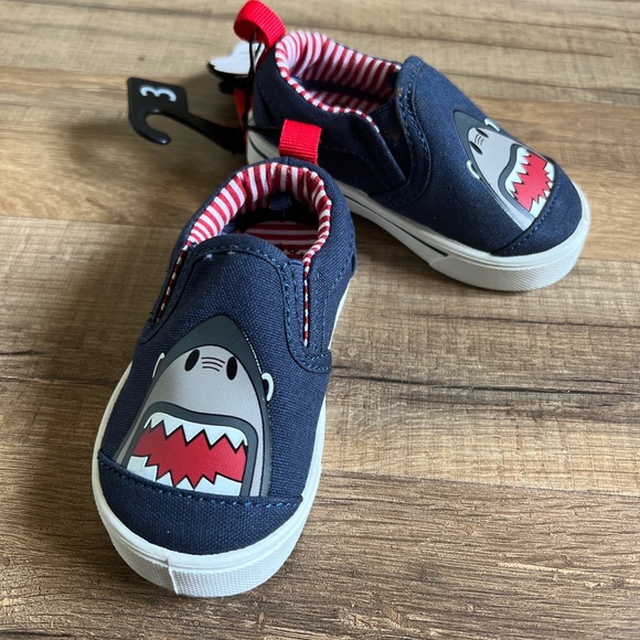 wonder nation Shoes Wonder Nation Infant Boys Shark Canvas